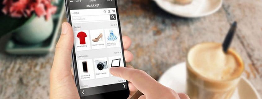 Comprando en una tienda online desde un movil
